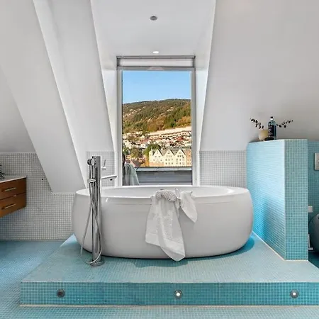 Exclusive Penthouse With Terrace ベルゲン