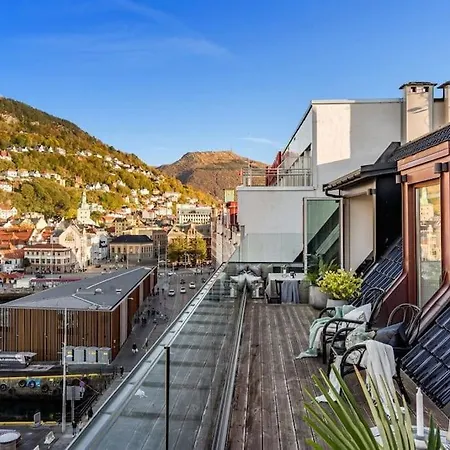 Exclusive Penthouse With Terrace * ベルゲン